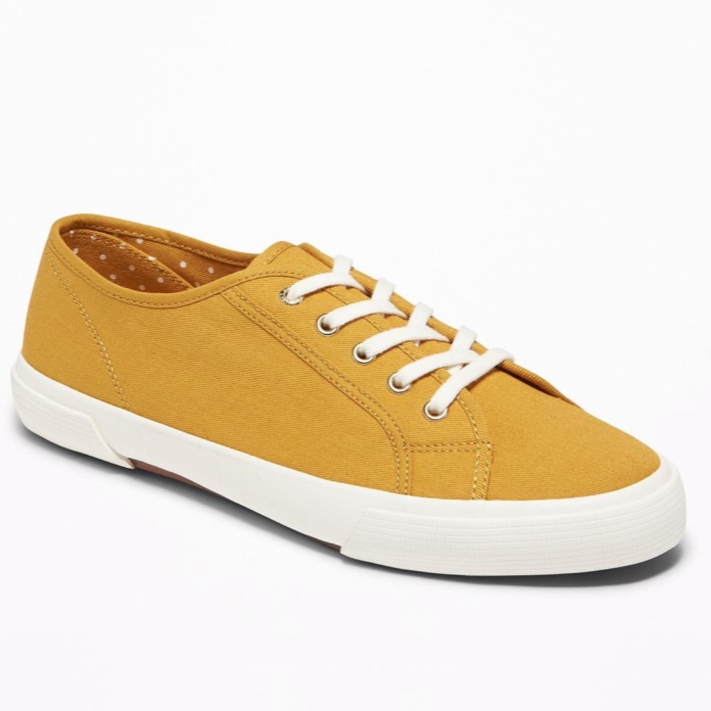 Yellow sneakers